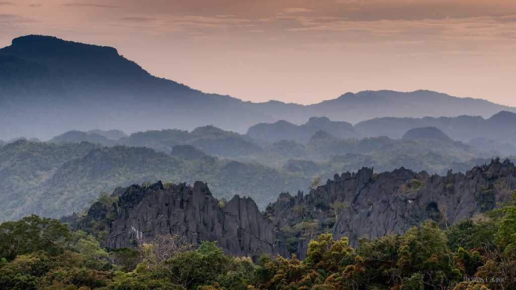 Paysage du karst tropical